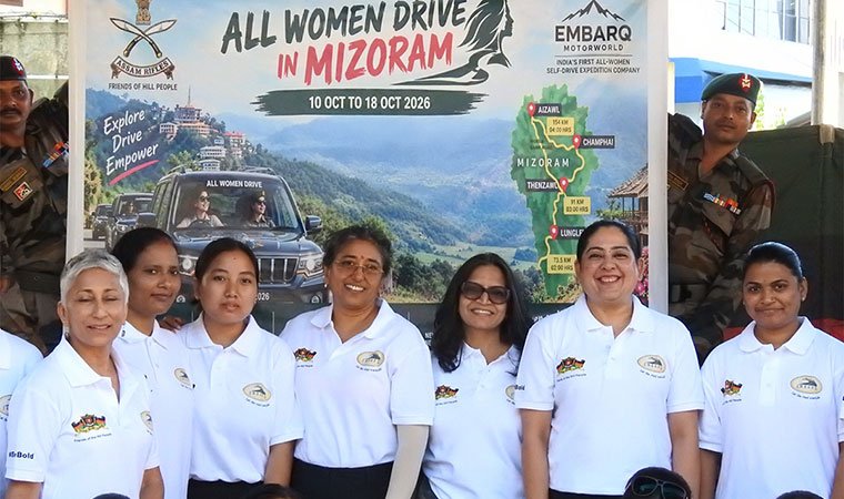 All-Women Car expedition from Aizawl