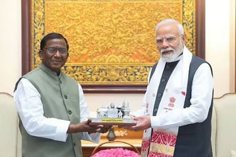Assam Governor Lakshman Prasad Acharya met Prime Minister Narendra Modi